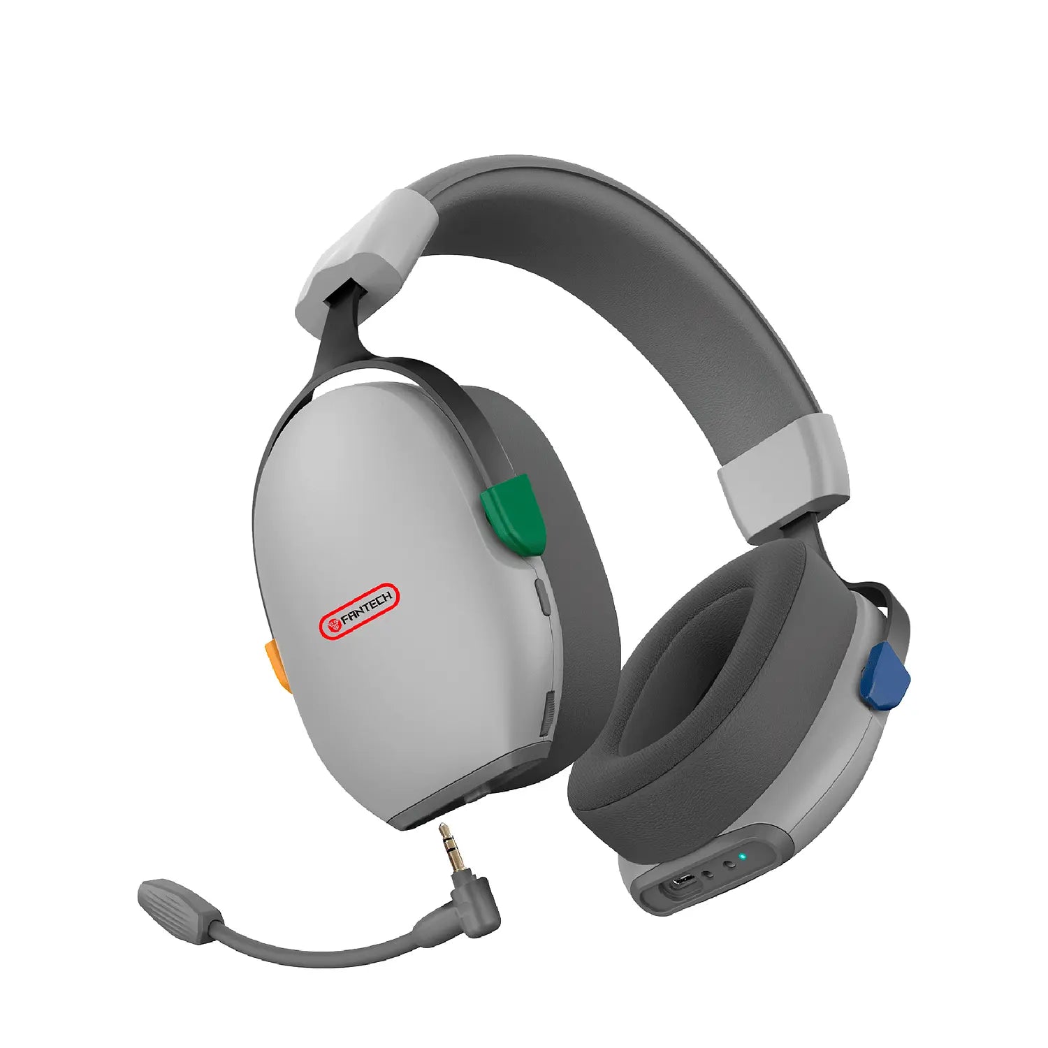 Audifono Inalambrico Gamer Fantech Whg06 Carbon Pro Snes Edition Gris – imagen 4