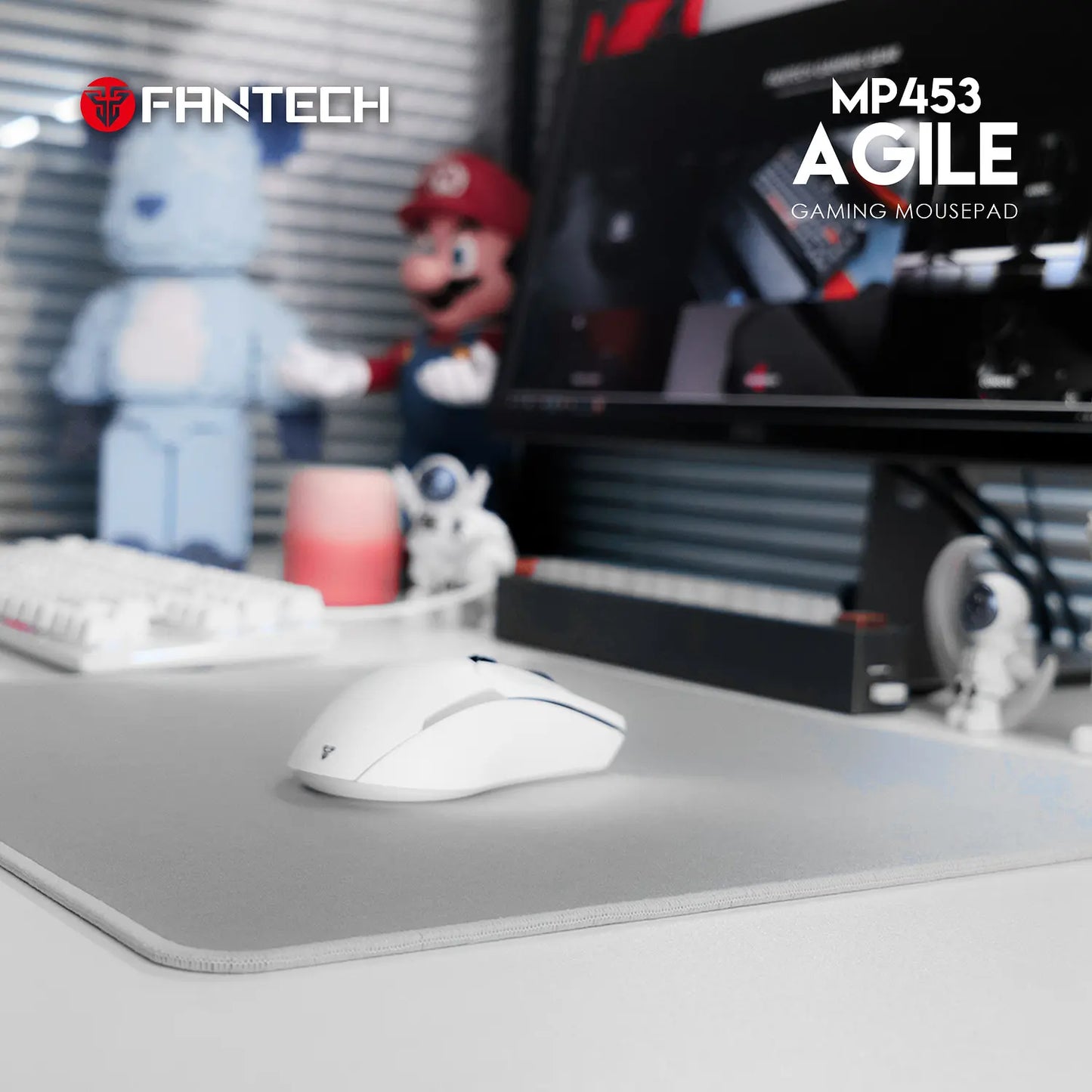 Mousepad Gamer Fantech MP453 Agile L 45x35cm Gris – imagen 3