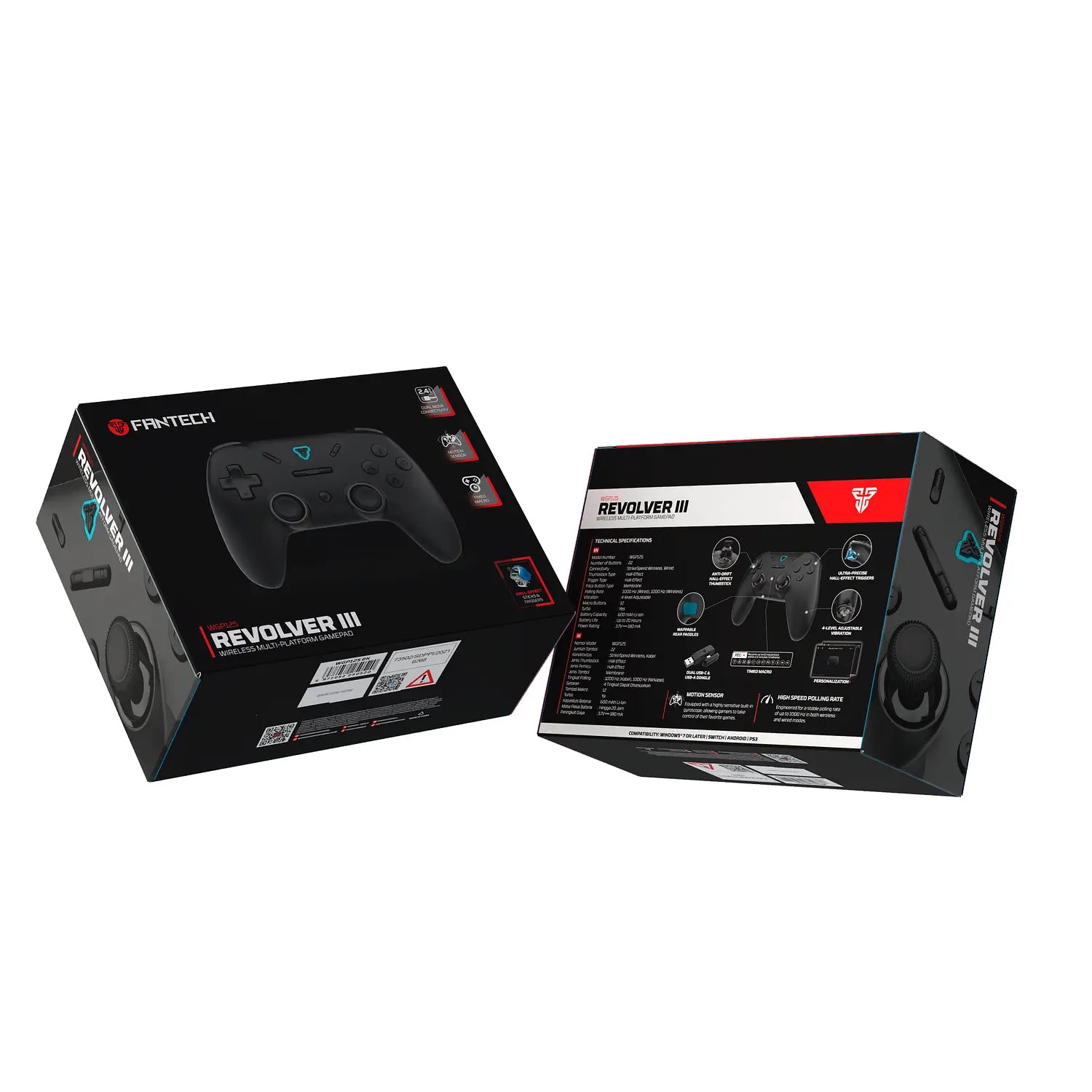 Control Joystick Inalambrico Fantech Revolver III Wgp12s Negro – imagen 4