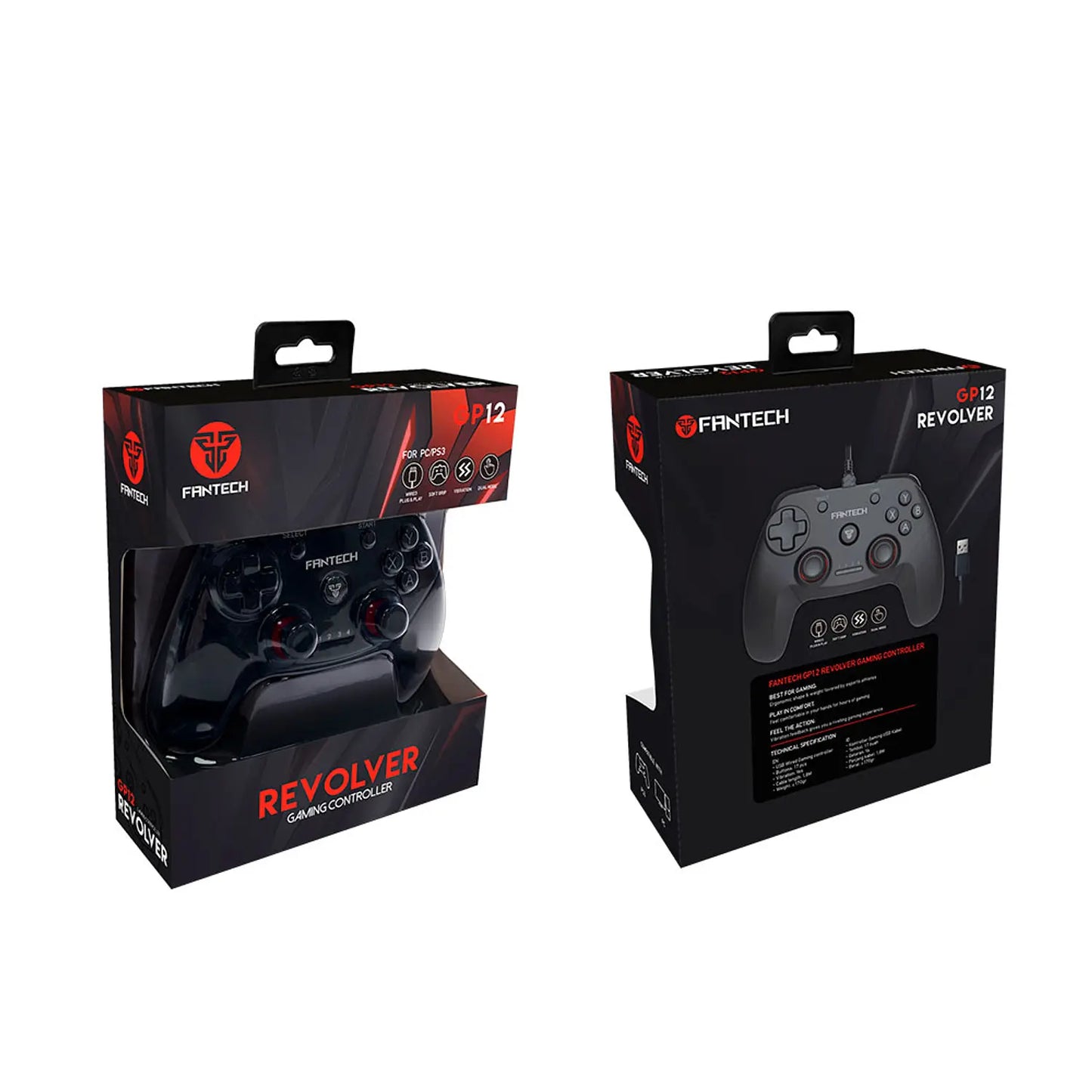 Control Joystick Fantech Revolver Gp12 Negro – imagen 3