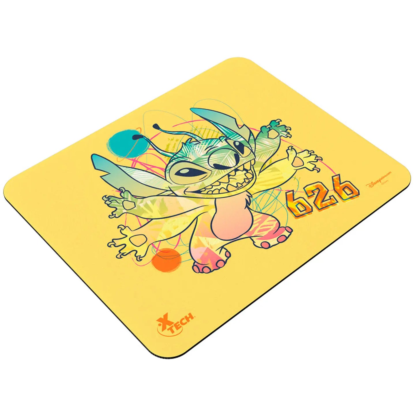 Mousepad Xtech XTA-D100ST-YL 22x18 Stitch Amarillo – imagen 2