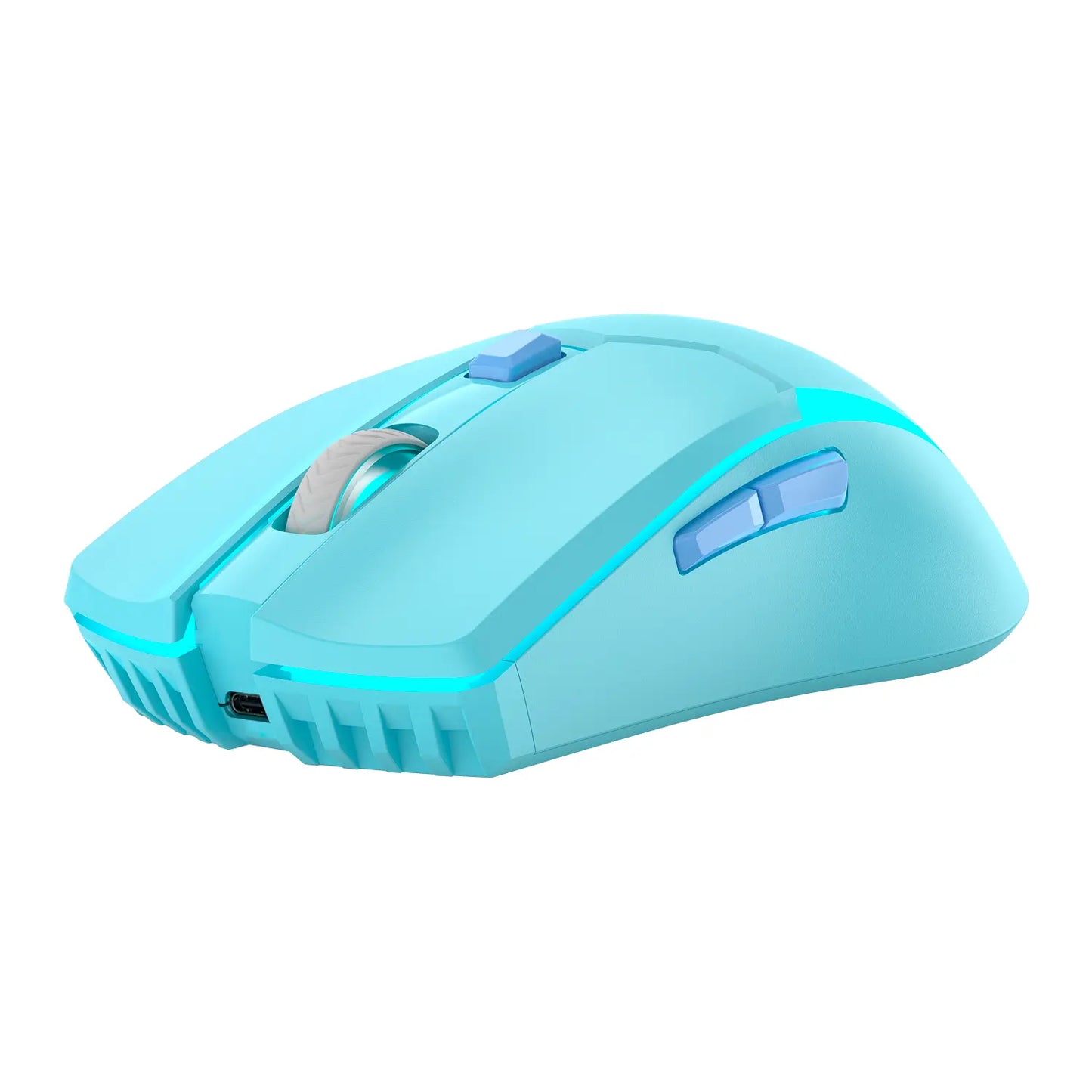 Mouse Gamer Fantech Inalambrico Venom II Wgc2 Celeste – imagen 2