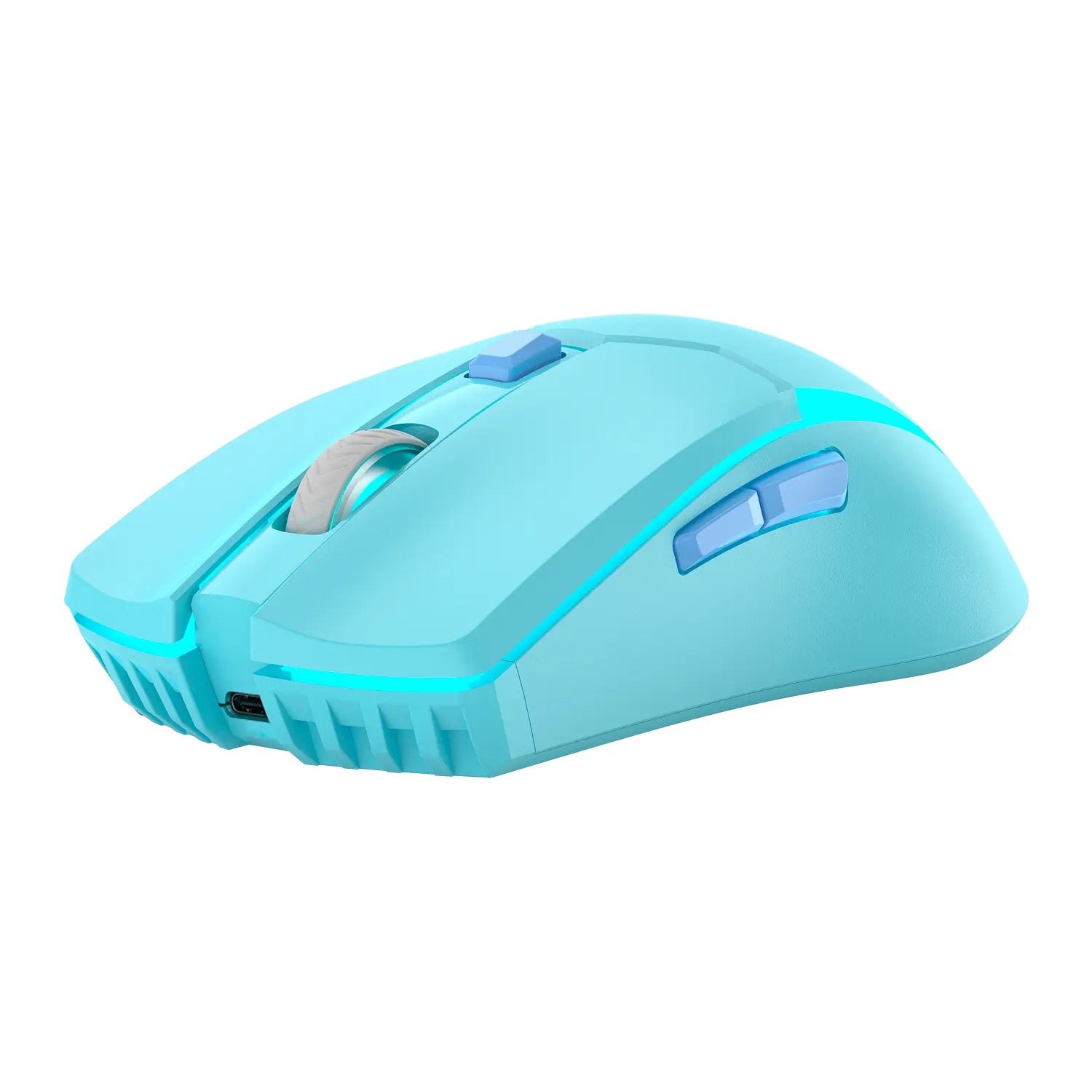 Mouse Gamer Fantech Inalambrico Venom II Wgc2 Celeste – imagen 2