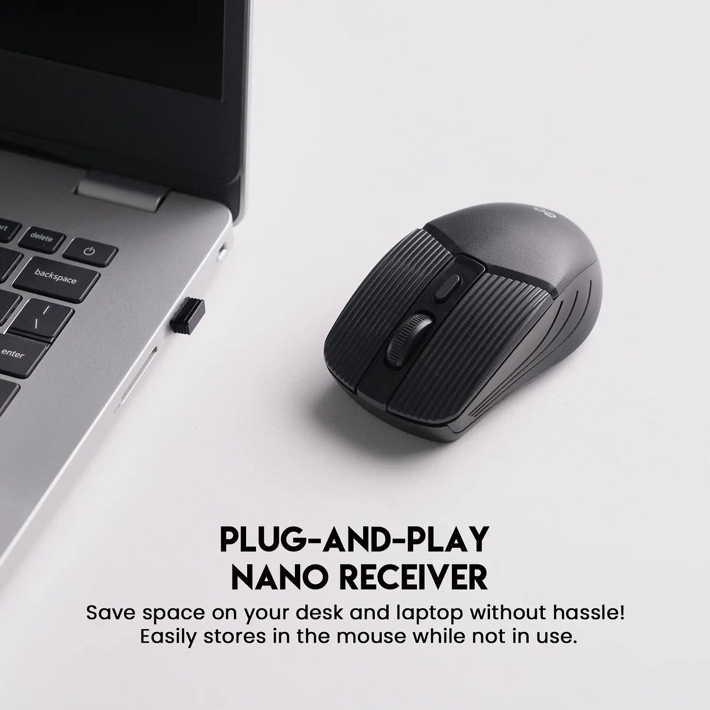Mouse Inalámbrico Fantech Go W605 Negro – imagen 3
