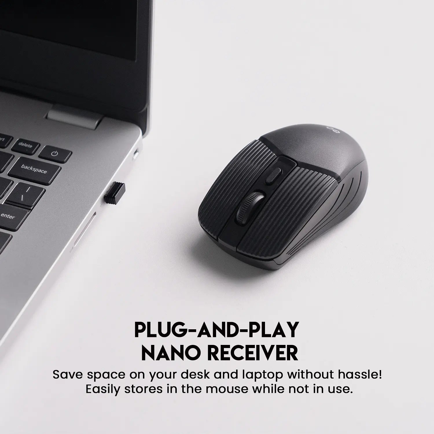 Mouse Inalámbrico Fantech Go W605 Negro – imagen 3