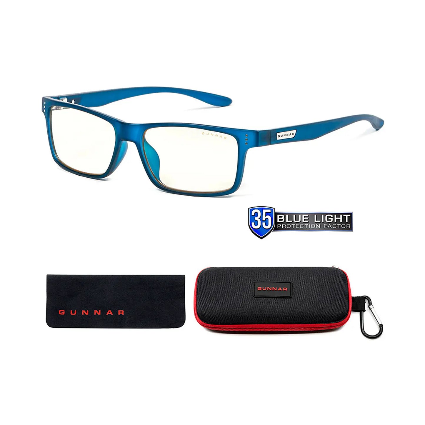 Bundle Lentes Gamer Gunnar Cruz Navy Clear