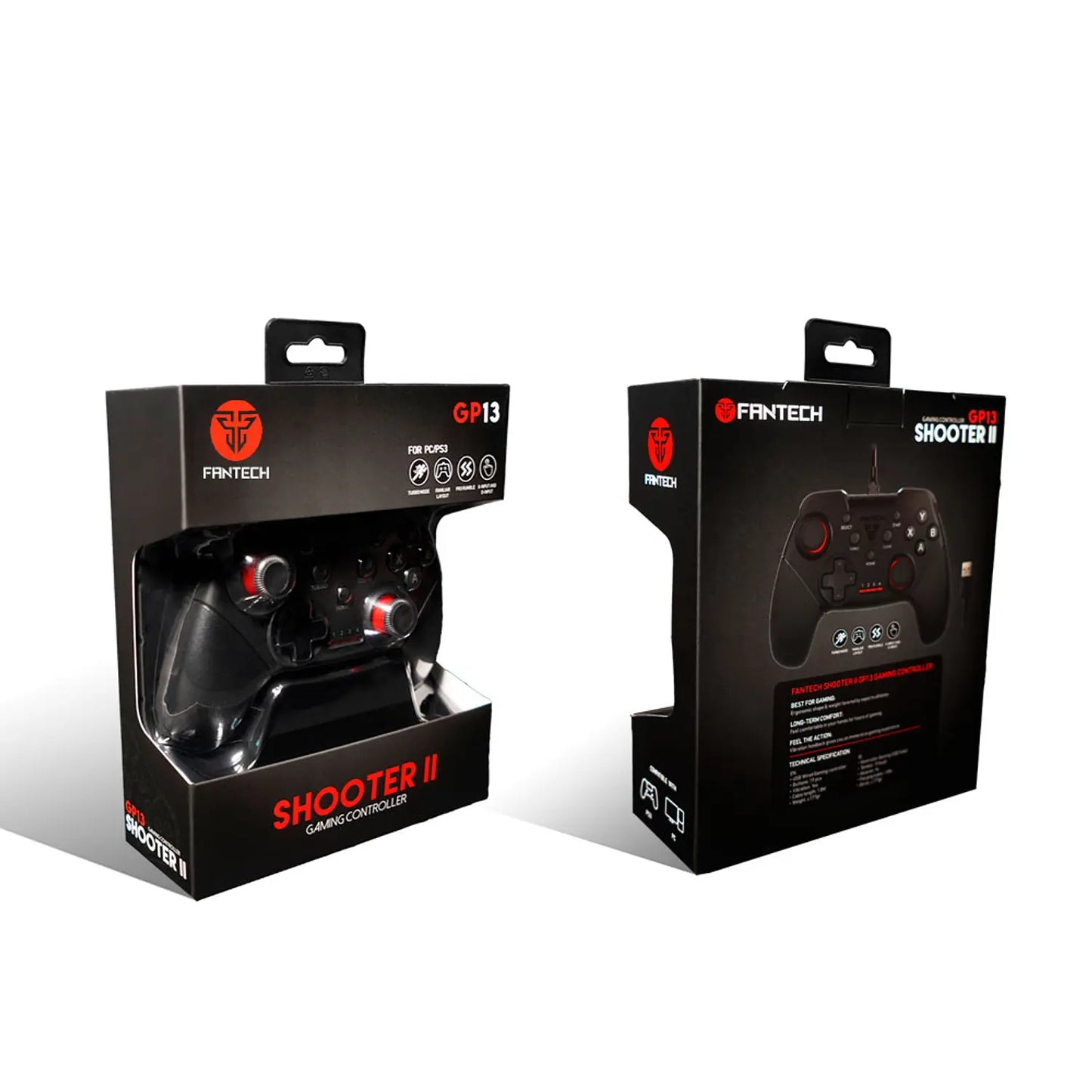 Control Joystick Fantech Shooter II Gp13 Negro – imagen 2