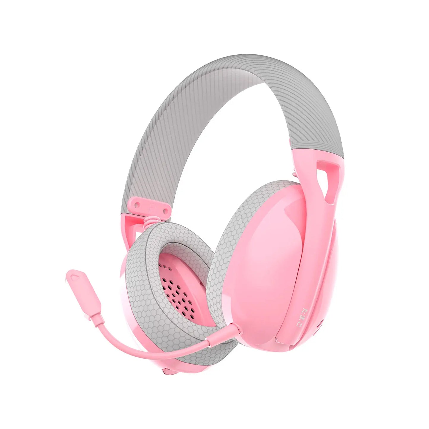 Audífonos Gamer Fantech Inalambricos WHG01 Tamago Rosa