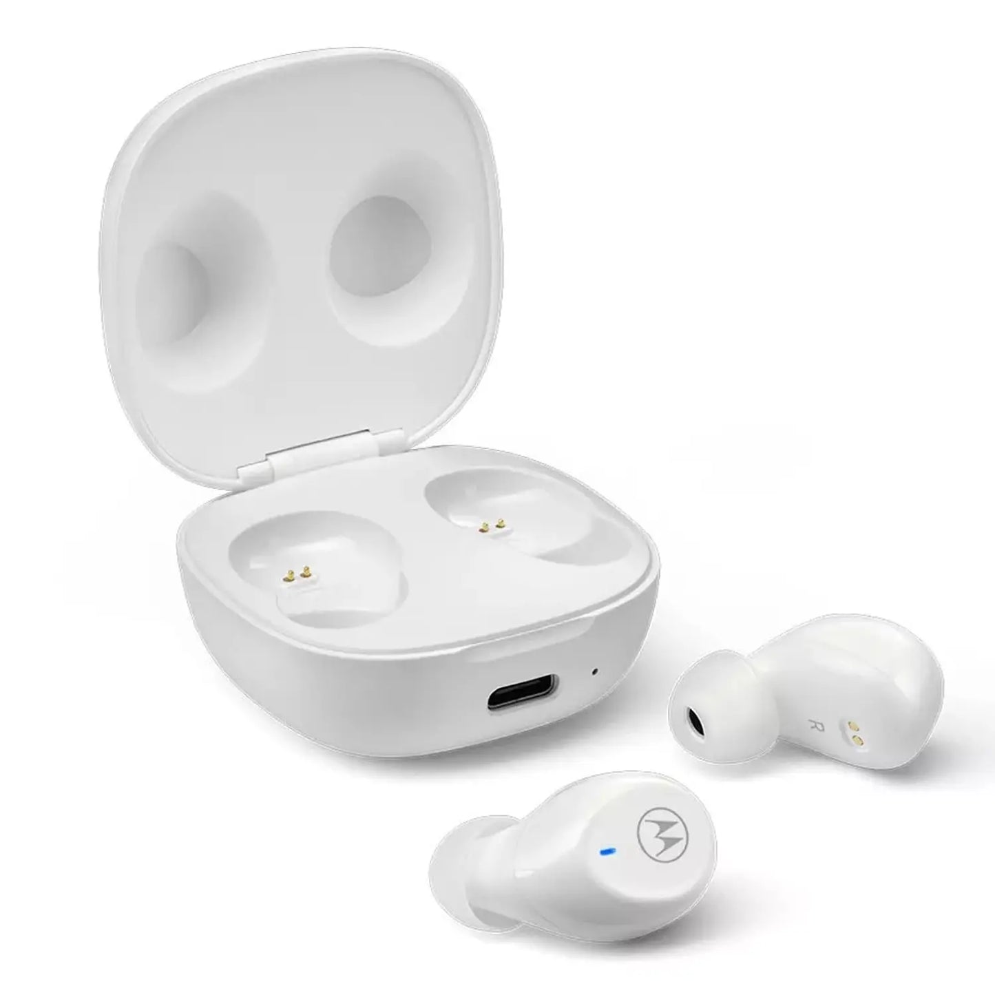 Audifonos Bluetooth Motorola Motobuds 105 Tws Blanco