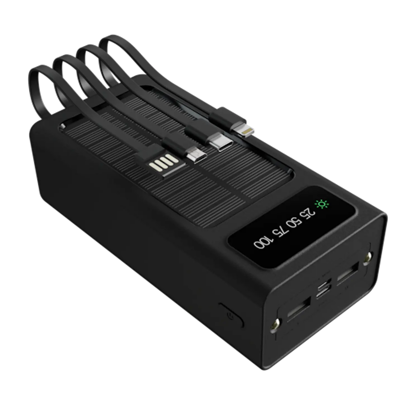 Powerbank Carga Rapida Xtech Xpb-300 Solar 30000 Mah Negro – imagen 3