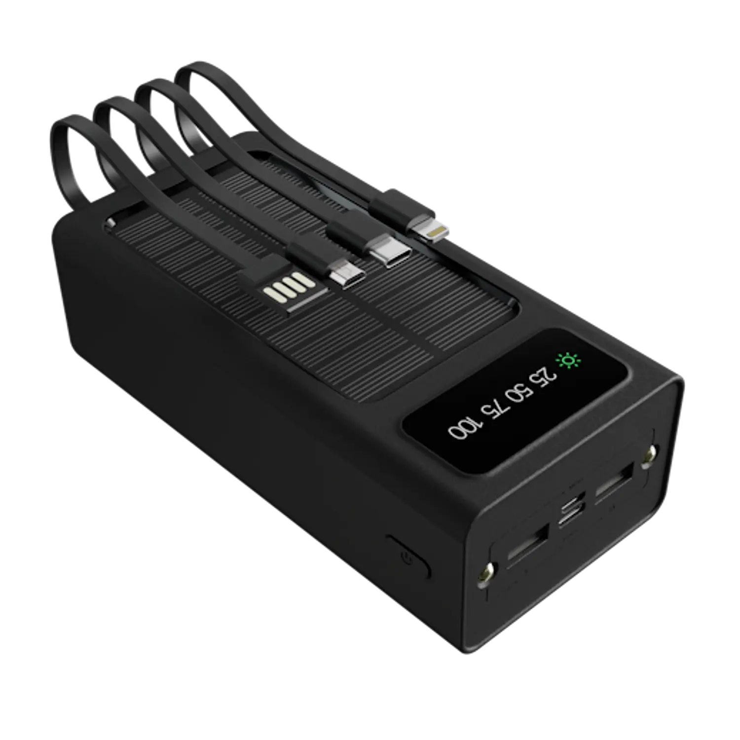 Powerbank Carga Rapida Xtech Xpb-300 Solar 30000 Mah Negro – imagen 3