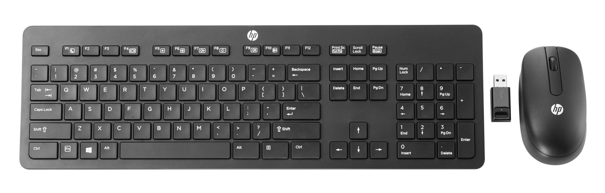 Kit Hp Teclado Y Mouse Compacto Inalámbrico Slim Business Negro – imagen 2