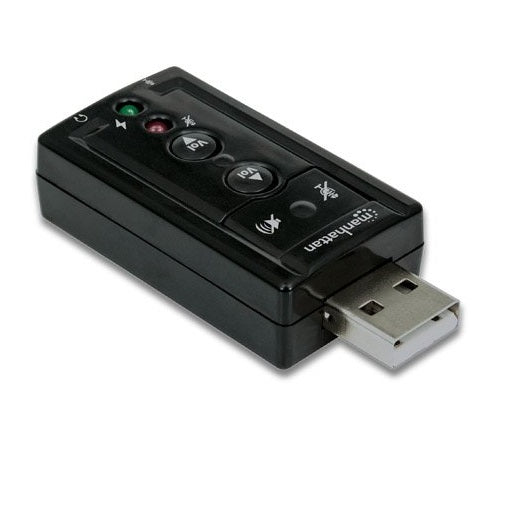 Adaptador De Sonido USB 7.1 Canales De Audio Manhattan – imagen 3