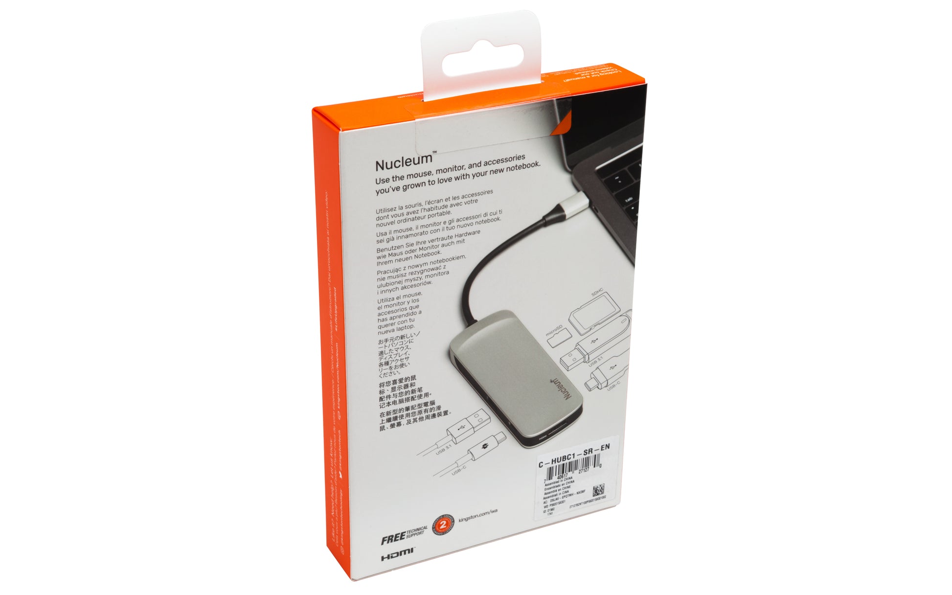 Adaptador Hub Usb Tipo C 7 Puertos Macbook Kingston – imagen 5