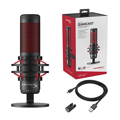 Micrófono Profesional Gamer Hyperx Quadcast Negro – imagen 2