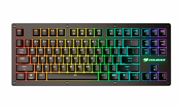 Teclado Gamer Cougar Mecanico Puri Tkl Rgb Negro – imagen 2