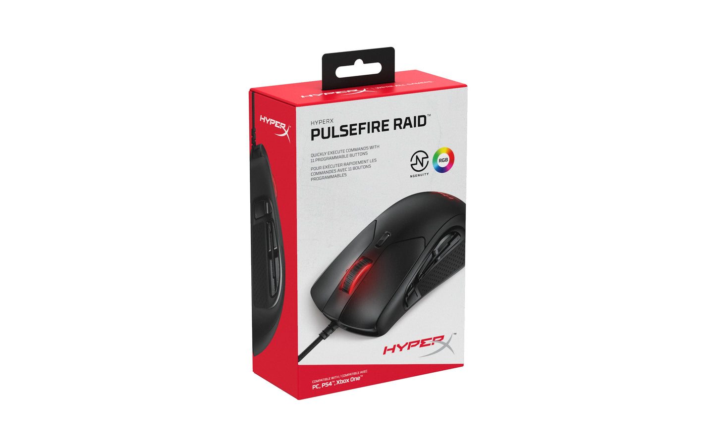 Mouse Gamer Hyperx Pulsefire Raid Rgb Negro – imagen 3