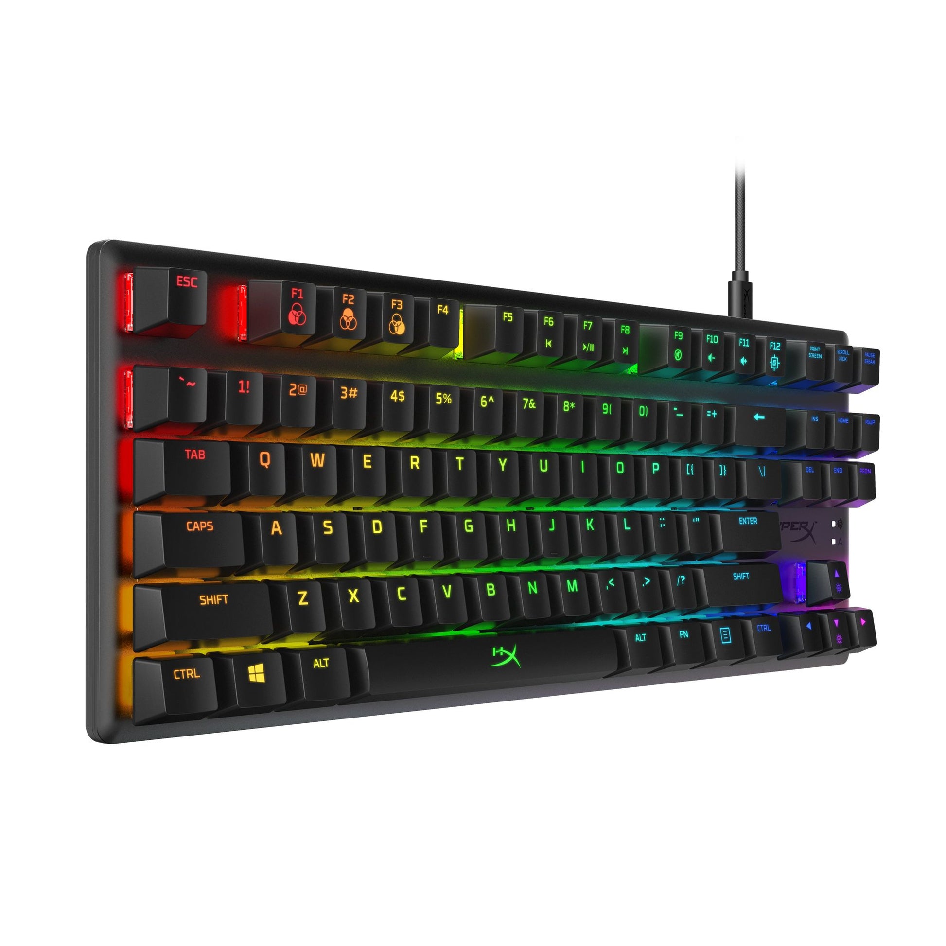 Teclado Gamer Mecanico Hyperx Alloy Origins Core Rgb Linear Red Negro – imagen 4