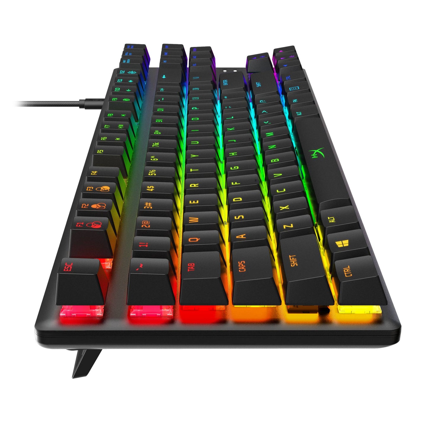 Teclado Gamer Mecanico Hyperx Alloy Origins Core Rgb Linear Red Negro – imagen 2