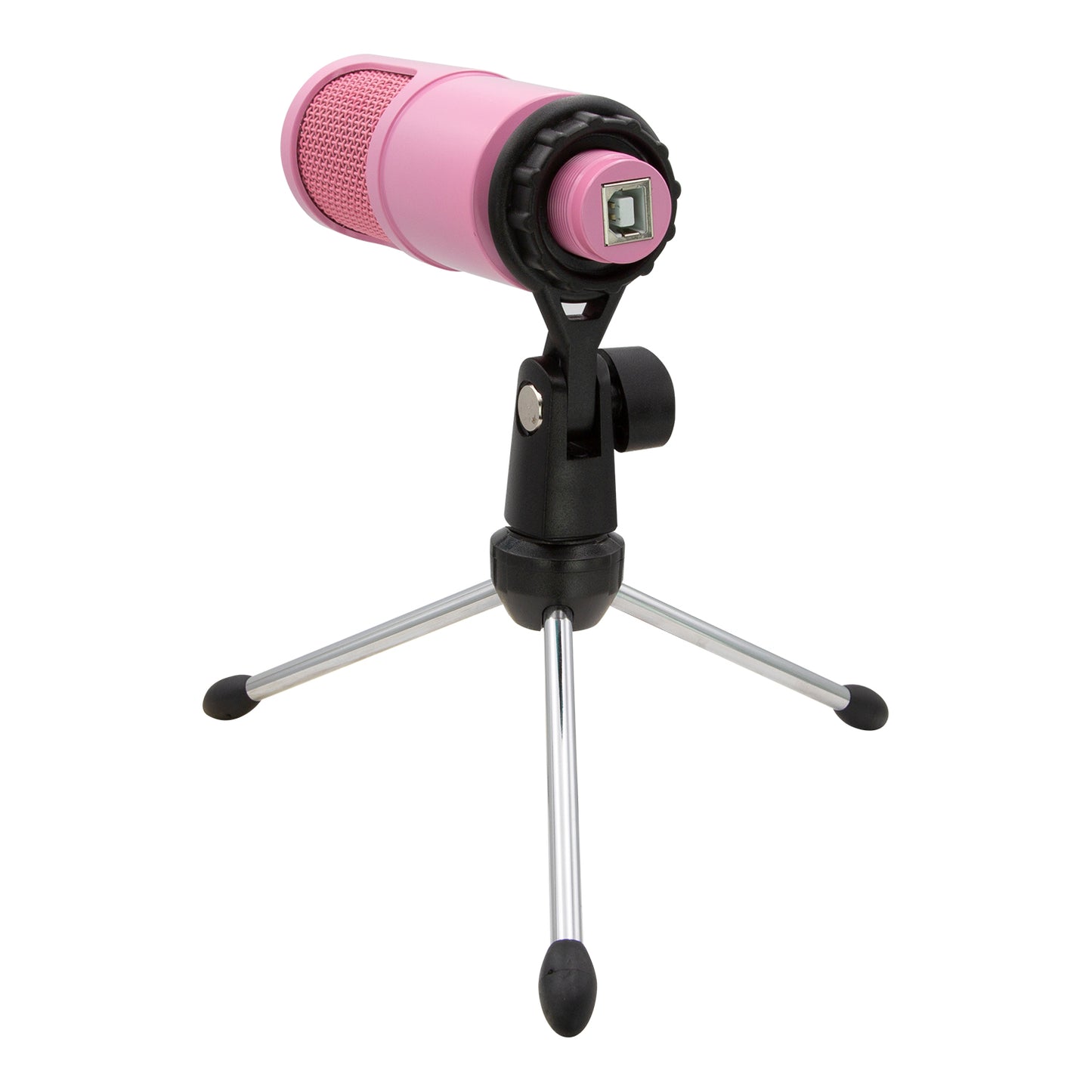 Micrófono Studio Usb Con Tripode Philco Rosado – imagen 2
