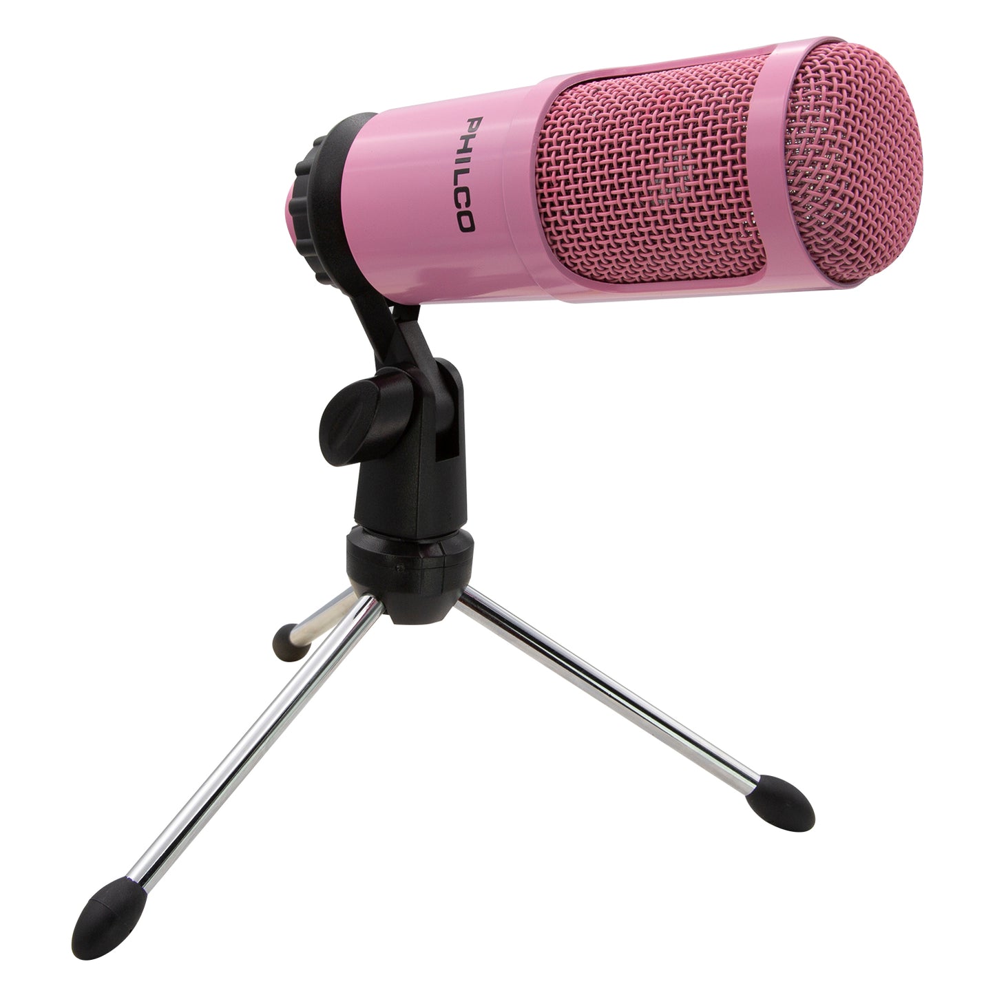 Micrófono Studio Usb Con Tripode Philco Rosado – imagen 3