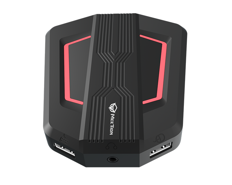 Adaptador Meetion Ap015 Teclado y Mouse Para PS4 Xone Switch Negro – imagen 2