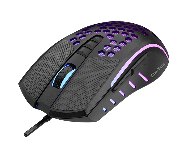 Mouse Gamer Meetion Gm015 Rgb Negro – imagen 4