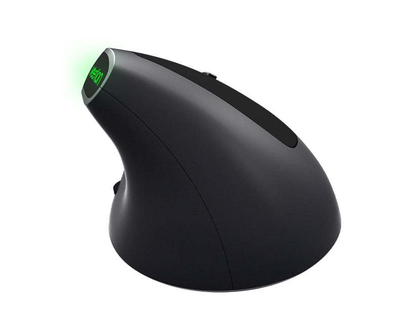 Mouse Ergonomico Vertical Inalámbrico Meetion R390 Negro – imagen 2