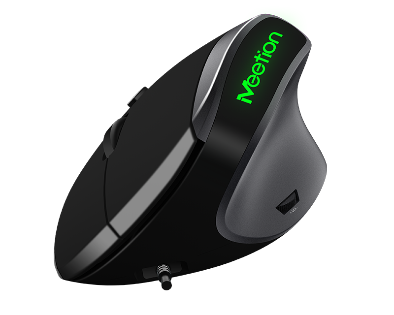 Mouse Ergonomico Vertical Con Cable Meetion M390 Negro – imagen 5