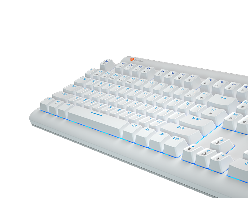 Teclado Gamer Mecanico Meetion MT-Mk600 Switch Red Español Blanco – imagen 4