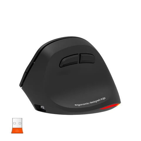 Mouse Vertical Dual Wireless Bluetooth Meetion Btm010b Negro – imagen 2
