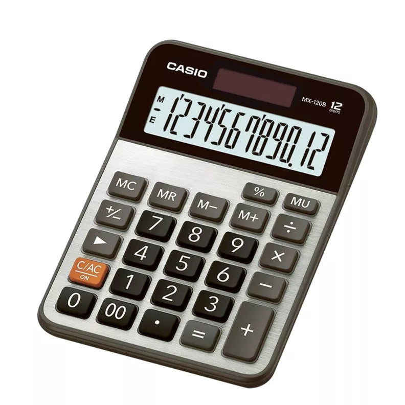 Calculadora Escritorio Casio Mx 120b W Dc Gris – imagen 2