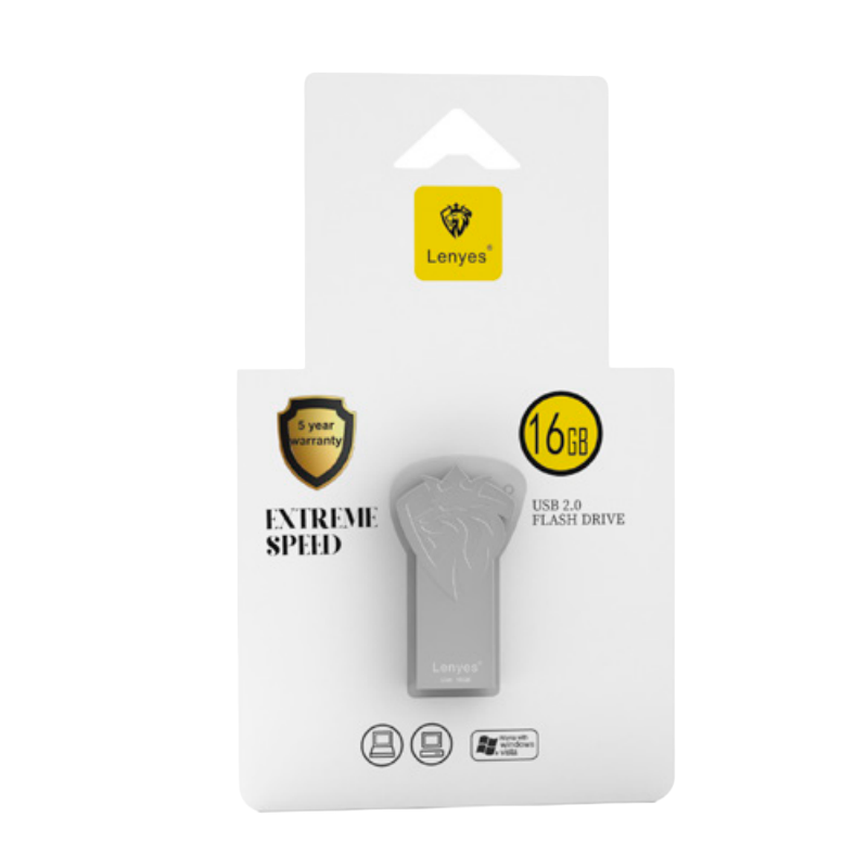 Pendrive Unidad Flash Usb 2.0 Lenyes Lion 16 Gb Gris – imagen 3