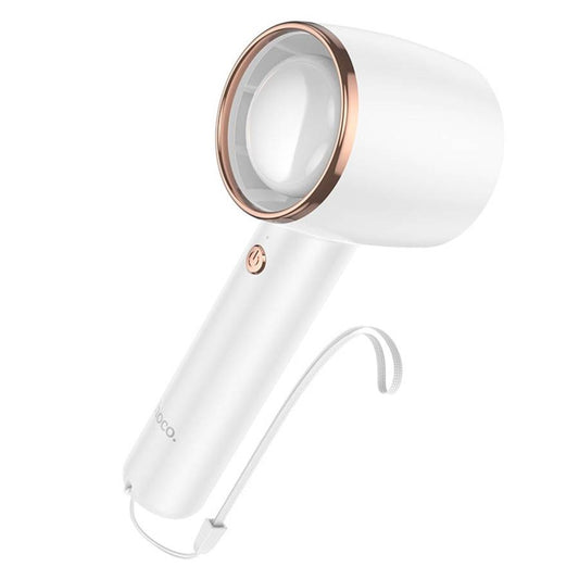 Ventilador Mini Silencioso De Mano Recargable Hoco Hx21 Blanco