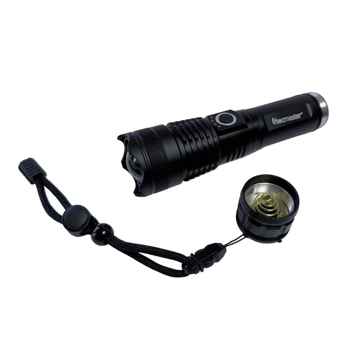 Linterna Recargable Tecmaster 20w Tipo C Tm-800105 Negro – imagen 3