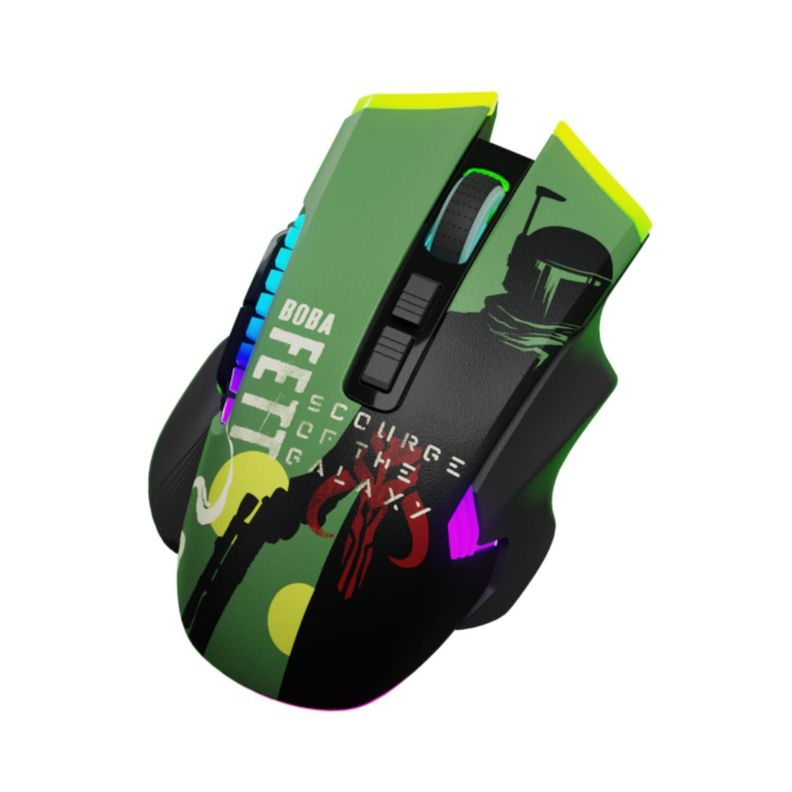 Mouse Inalámbrico Gamer Primus Gladius Edición Boba Fett Star Wars