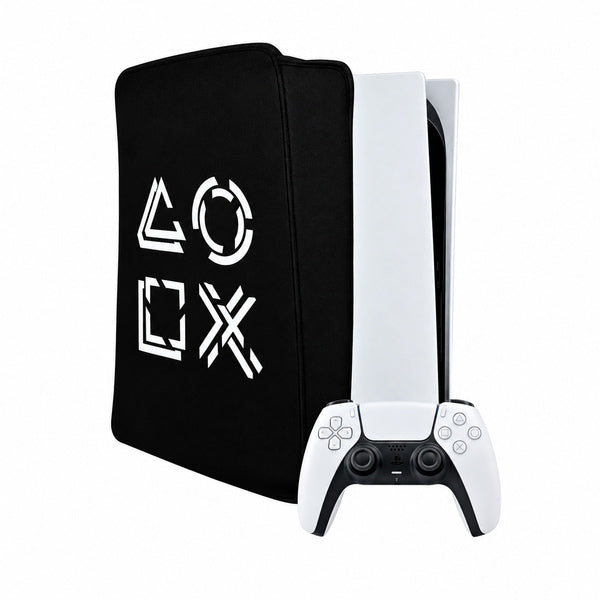 Funda Protectora Para Consola PS5 Disco Digital Negro