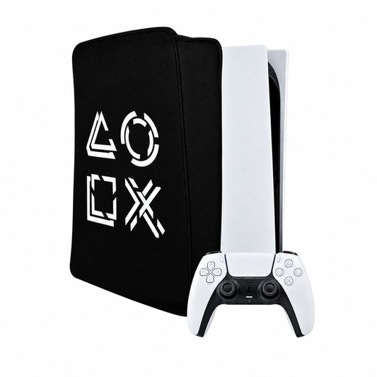 Funda Protectora Para Consola PS5 Disco Digital Negro