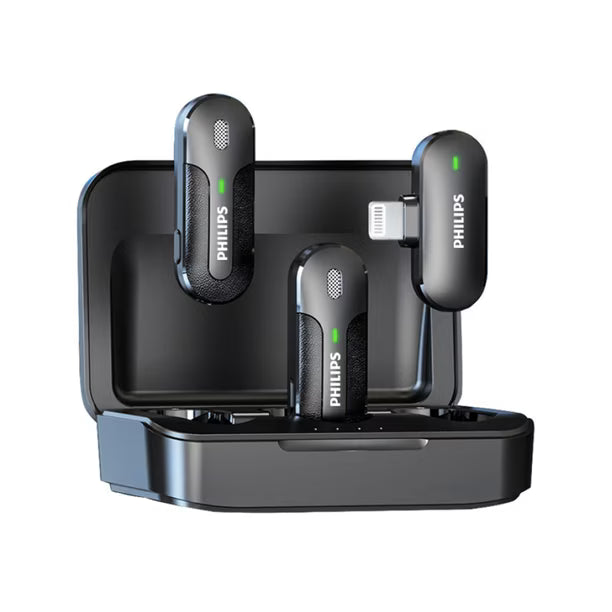Kit 2 Microfonos Inalambrico Para Lightning Philips DLM9002l/74 Negro – imagen 2