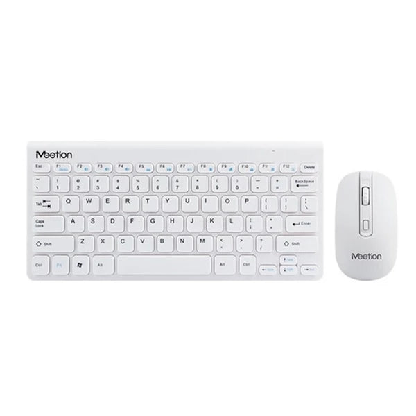 Kit Teclado + Mouse Inalámbrico Meetion Mini Mt-4000 Español Blanco