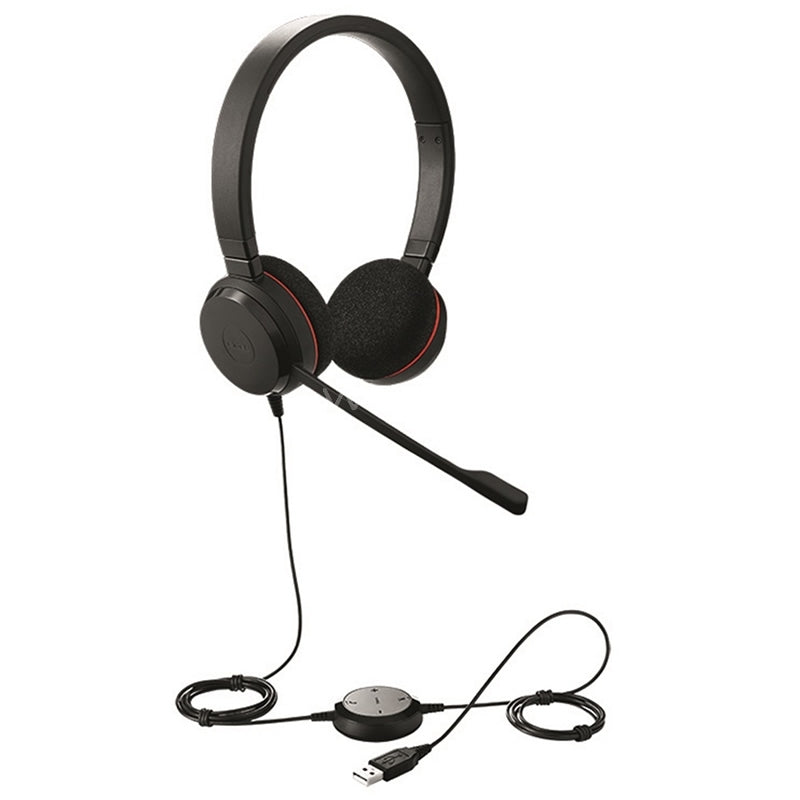Audifono Con Microfono Jabra Evolve 20 Ms Usb Negro – imagen 3