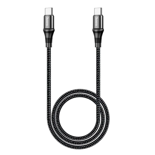 Cable Tipo C a Tipo C Hoco X50 2 Metro 100w Negro
