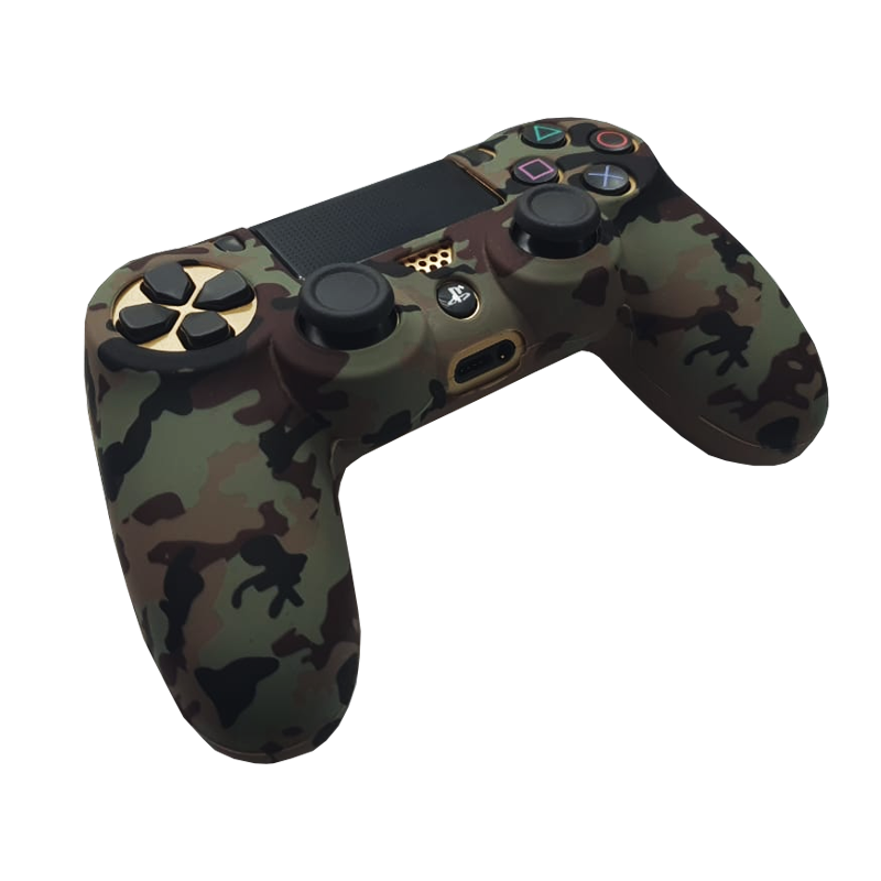 Protector Silicona Control Ps4 Camuflado M1
