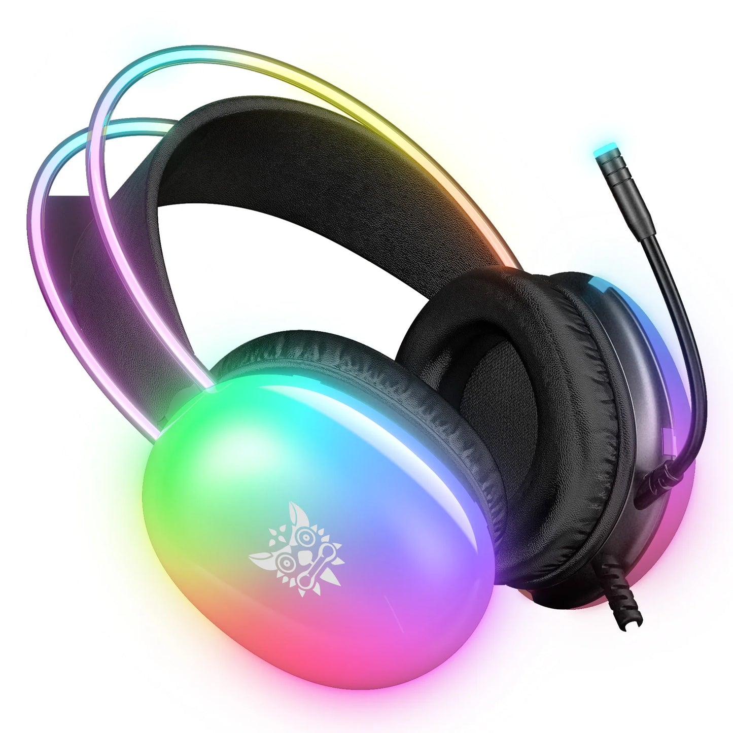 Audifonos Gamer Onikuma X25 Rgb Negro – imagen 2
