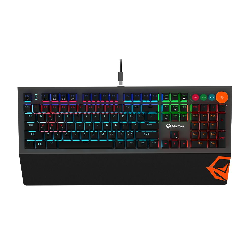 Teclado Gamer Mecanico Meetion MK500 Negro – imagen 5