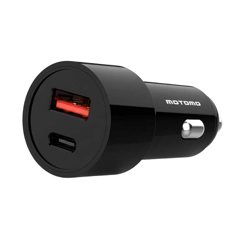 Cargador de Auto Motomo Mo-501 52.5w Dual Negro