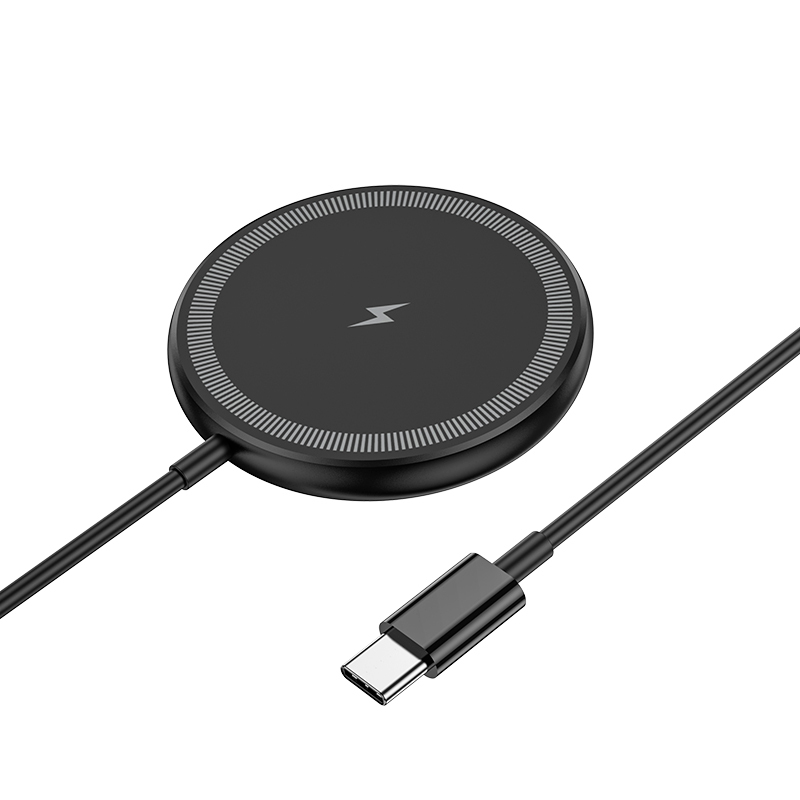 Cargador Inalámbrico Borofone Bq27 Pole 15w Negro