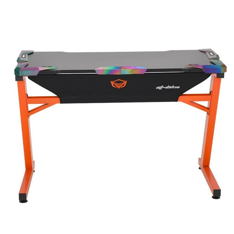 Escritorio Gamer Rgb Meetion MT-DSK10 Negro Naranja – imagen 2