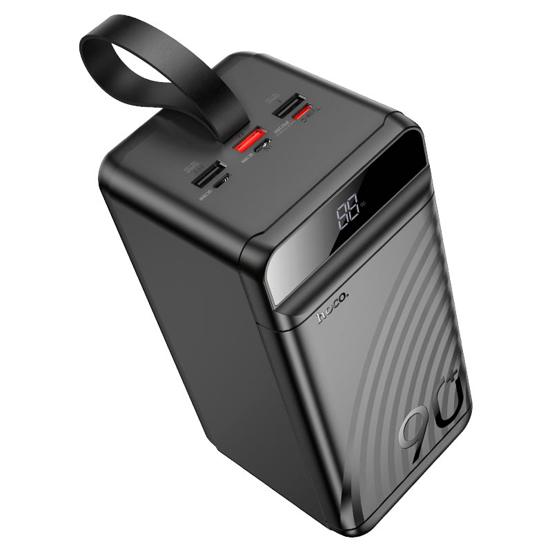 Powerbank Carga Rapida Hoco J123d Element 90000 Mah Negro