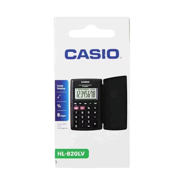 Calculadora De Bolsillo Casio Hl-820lv-Bk Negro – imagen 2